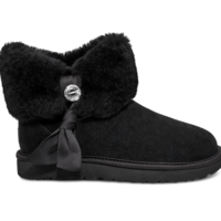 UGG Cinched Fur Mini 迷你蝴蝶结 女士短筒雪地靴 1106909