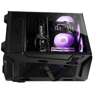 ASUS 华硕 组装电脑 （黑色、固态硬盘、锐龙R5-5600X、RTX 3060 Ti 8G、16GB)