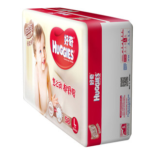 HUGGIES 好奇 铂金装系列 纸尿裤 L58片