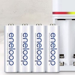 eneloop 爱乐普 3MCCE 5号镍氢充电电池 1.2V 1900mAh 4粒装 充电套装