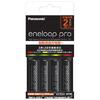 eneloop 爱乐普 3HCCA 5号镍氢充电电池 1.2V 2450mAh 4粒装 充电套装