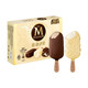 PLUS会员：MAGNUM 梦龙 香草口味+白巧克力坚果口味 冰淇淋 6支装