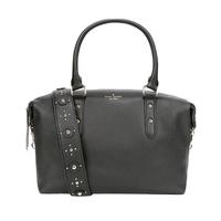 Kate Spade 凯特丝蓓 女士皮质手提包 WKRU5782 001 黑色