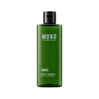 INOHERB 相宜本草 男士黑茶控油祛痘护肤套装 (洁面乳100g+爽肤水200ml+润肤霜50g)