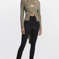 DION LEE  CABLE TIE SWEATER