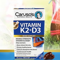 Caruso's natural health 维生素k2+d3胶囊  30粒