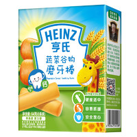 黑卡会员：Heinz 亨氏 五大膳食系列 婴幼儿磨牙棒 蔬菜味 64g