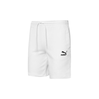 PUMA 彪马 Club Shorts 男子运动短裤 533103-02 白色 XXL