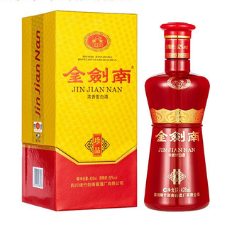 剑南春 金剑南 珍品 52%vol 浓香型白酒 428ml*4瓶 整箱装