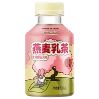 汉口二厂 燕麦乳茶 浪漫樱花风味 300ml*6瓶