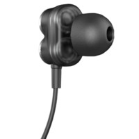 SOAIY 索爱 E5 入耳式动圈有线耳机 黑色 3.5mm