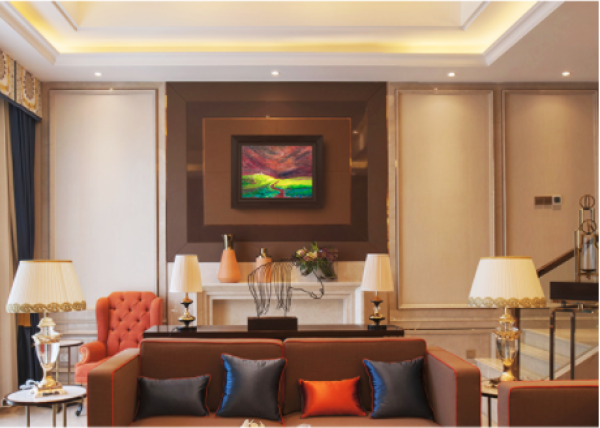 《大雷雨》30x40cm 原作无框 装饰画玄关卧室餐厅客厅沙发电视背景墙