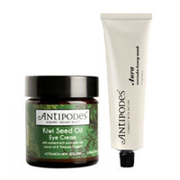 ANTIPODES 安媞珀 【滋养免邮套装】Antipodes 奇异果籽油滋养修复眼霜 30ml + 麦卢卡蜂蜜滋养修复面膜 75ml