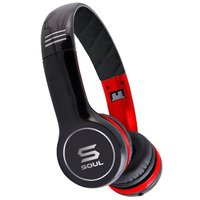SOUL by Ludacris SL100BO 耳罩式头戴式有线耳机 黑红 3.5mm