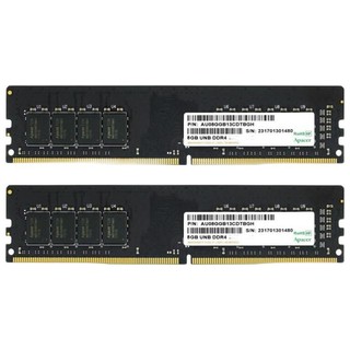 Apacer 宇瞻 DDR4经典系列 DDR4 2666MHz 台式机内存 普条 黑色 8GB