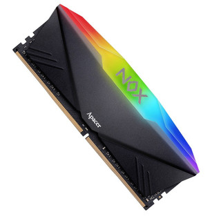 Apacer 宇瞻 NOX暗黑女神RGB系列 DDR4 3000MHz RGB 台式机内存 灯条 黑色 16GB 8GB*2