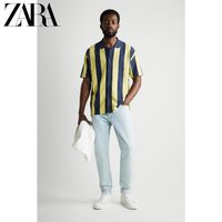 ZARA 03597424400 男士条纹Polo衫