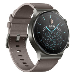 HUAWEI 华为 WATCH GT 2 Pro 华为手表运动智能手表 双表带 46mm灰