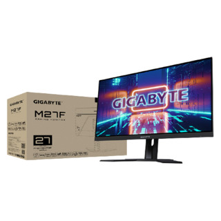 GIGABYTE 技嘉 M27F 27英寸 IPS G-sync FreeSync 显示器(1920×1080、144Hz、95%DCI-P3)