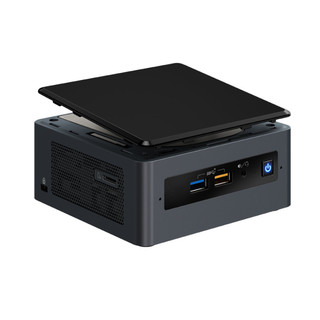intel 英特尔 豆子峡谷 NUC8i5BEK 商用台式机 黑色 (酷睿i5-8259U、核芯显卡、8GB、500GB SSD、风冷)