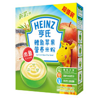 Heinz 亨氏 经济装鳕鱼苹果营养米粉 400g