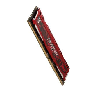 Crucial 英睿达 铂胜运动系列 Ballistix Sport LT DDR4 2400MHz 台式机内存 红色16GB