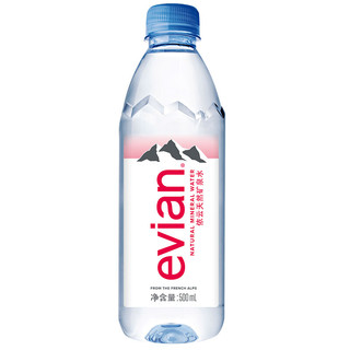 evian 依云 天然矿泉水 500ml*6瓶