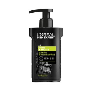 L'OREAL PARIS 巴黎欧莱雅 控油系列男士橡木炭平衡洁面吸油冻 160ml