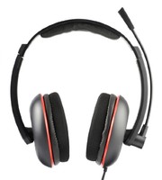 TURTLE BEACH 乌龟海岸 Ear Force P11 耳罩式头戴式有线耳机 黑红 USB口