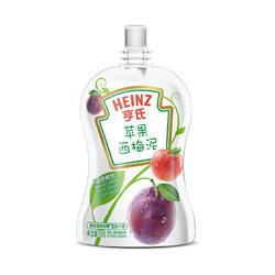 Heinz 亨氏 果泥婴儿水果泥西梅泥0添加含维生素C宝宝辅食果泥78g×9袋
