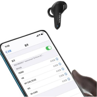 XIBERIA 西伯利亚 TWS系列 W3 入耳式真无线降噪蓝牙耳机 黑色