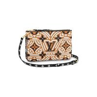 LOUIS VUITTON 路易威登 Pochette Double Zip系列 链条包 M69488 焦糖色