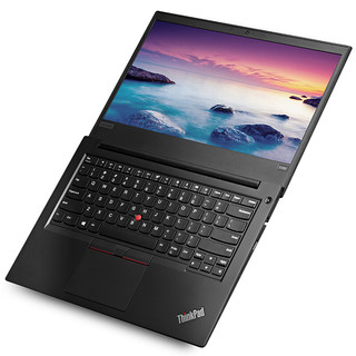 ThinkPad 思考本 E480 14英寸 轻薄本 黑色(酷睿i5-7200U、RX550、8GB、500GB HDD、1366*768、20KNA038CD)
