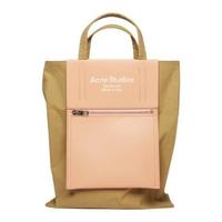 Acne Studios Baker Out 女士牛皮手提托特包 C10069-AEV 棕色/粉色 中号