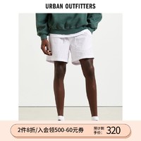 UrbanOutfitters Aviva同款 宽松纯棉休闲条纹直筒短裤 56525991