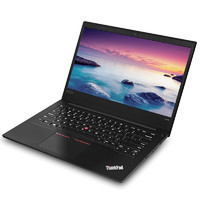 ThinkPad 思考本 E480 14英寸 轻薄本 黑色(酷睿i5-8250U、RX550、8GB、128GB SSD+1TB HDD、1366*768、20KNA002CD)