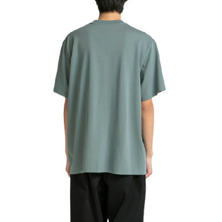 nice rice 男士圆领短袖T恤 NDX02003 灰绿色 M