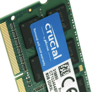 Crucial 英睿达 DDR3L 1600MHz 笔记本内存 16GB 8GB*2