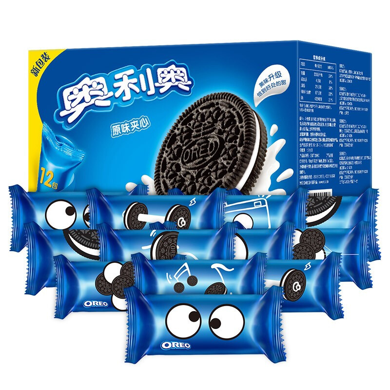 OREO 奥利奥 夹心饼干 原味97g*5盒