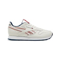 Reebok 锐步 Classic Leather 中性休闲运动鞋 DV8628 粉白色/红色/藏青色 44.5