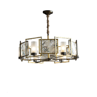 HONGJU 鸿居 9566-6H 珐琅彩中式吊灯 吊链款