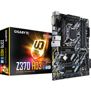 GIGABYTE 技嘉 Z370 HD3 ATX主板（Intel LGA1151、Z370）