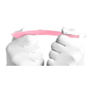XINMIAO 新妙 儿童硅胶软勺 2只装 绿色+粉色