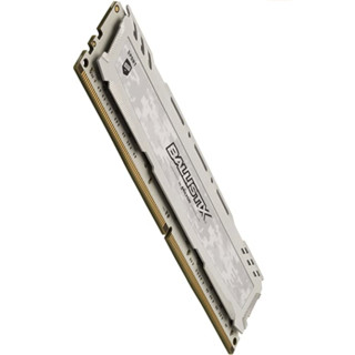 Crucial 英睿达 铂胜运动系列 DDR4 3000MHz 台式机内存 白色 16GB BLS16G4D30AESC