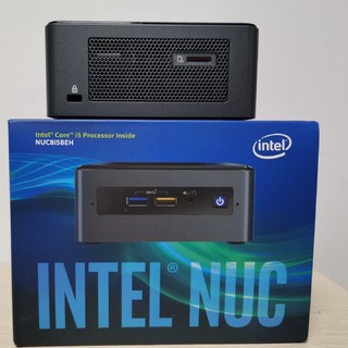 intel 英特尔 豆子峡谷 NUC8i5BEH 商用台式机 黑色 (酷睿i5-8259U、核芯显卡、32GB、1TB SSD、风冷)