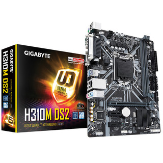 GIGABYTE 技嘉 H310M DS2 MATX主板（Intel LGA1151、H310）