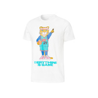 PUMA 彪马 NBA 2K DYLAN 男子运动T恤 532920-001 白色/石蓝色 M