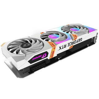 COLORFUL 七彩虹 GeForce RTXT 3060 Ti Ultra W OC LHR 显卡 8GB 白色