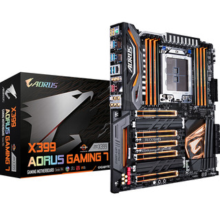 GIGABYTE 技嘉 X399 AORUS Gaming 7 ATX主板（AMD TR4、X399）