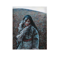 中国嘉德 艾轩 沉寂的莽原 100×80cm 布面油画 1993